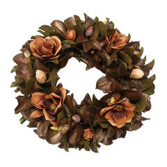 30" Fall Magnolia Wreath