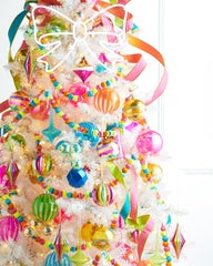5' Neon Yarn Beaded Garland