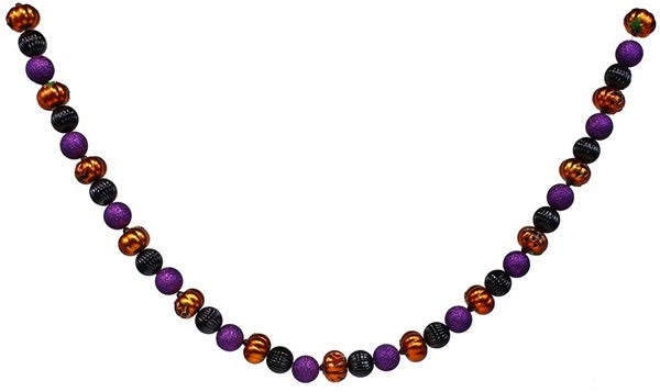 6' Pumpkin Ball Garland