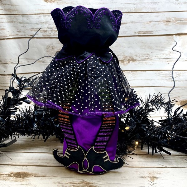 13" Sheer Witch Beverage Bag