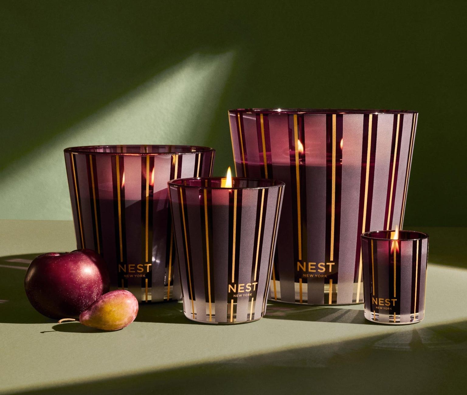 Autumn Plum Votive Candle