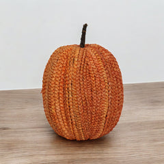 19.5" Basket Weave Pumpkin (Sold Separately)