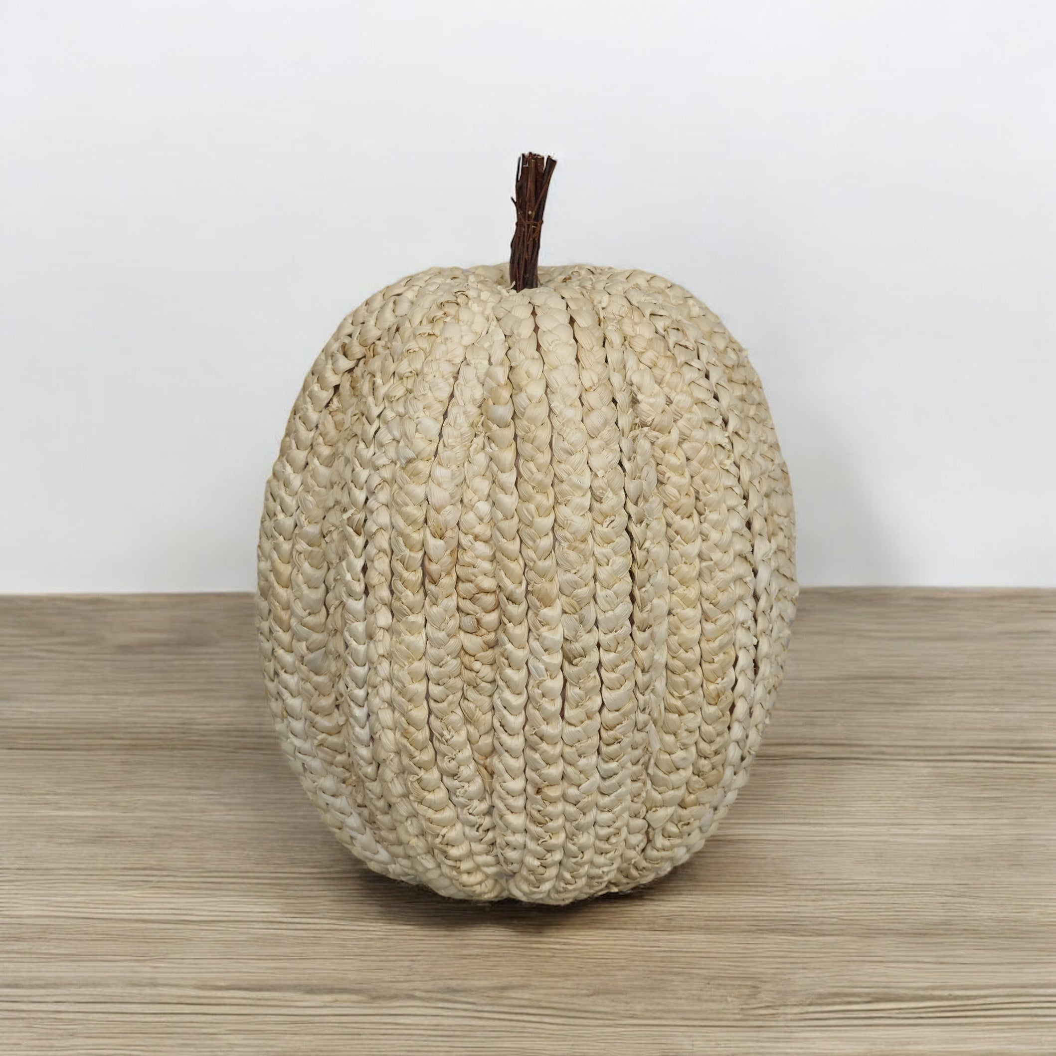 19.5" Basket Weave Pumpkin (Sold Separately)