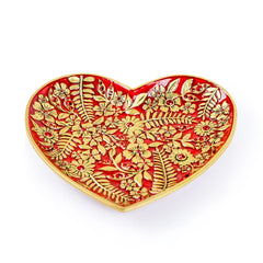 Aria Floral Heart Trinket Tray