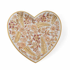Aria Floral Heart Trinket Tray-Boudoir