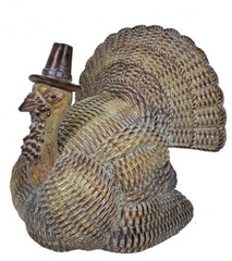 6" Resin Autumn Turkey