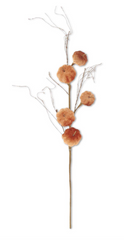 38" Velvet Pumpkin Spray (Sold Separately)