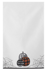 28" White Pumpkin Hand Towel