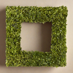 24" Square Boxwood Wreath