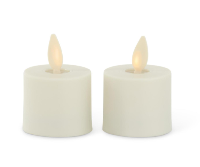 2" LUMINARA® Ivory Tealight (Set of 2)