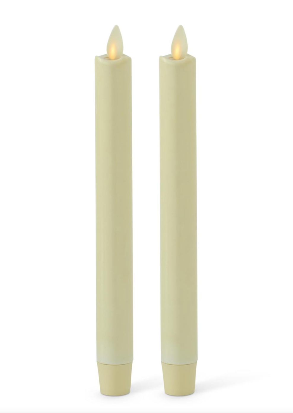 9.5" LUMINARA® Ivory Taper Candle (Set of 2)