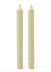 9.5" LUMINARA® Ivory Taper Candle (Set of 2)
