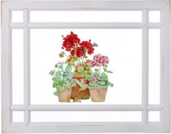 15"x19" Acrylic Floral Wall Art