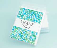 "Thank You" Aqua Drops Boxed Set
