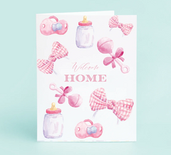 Baby Toys "Welcome Home" Card