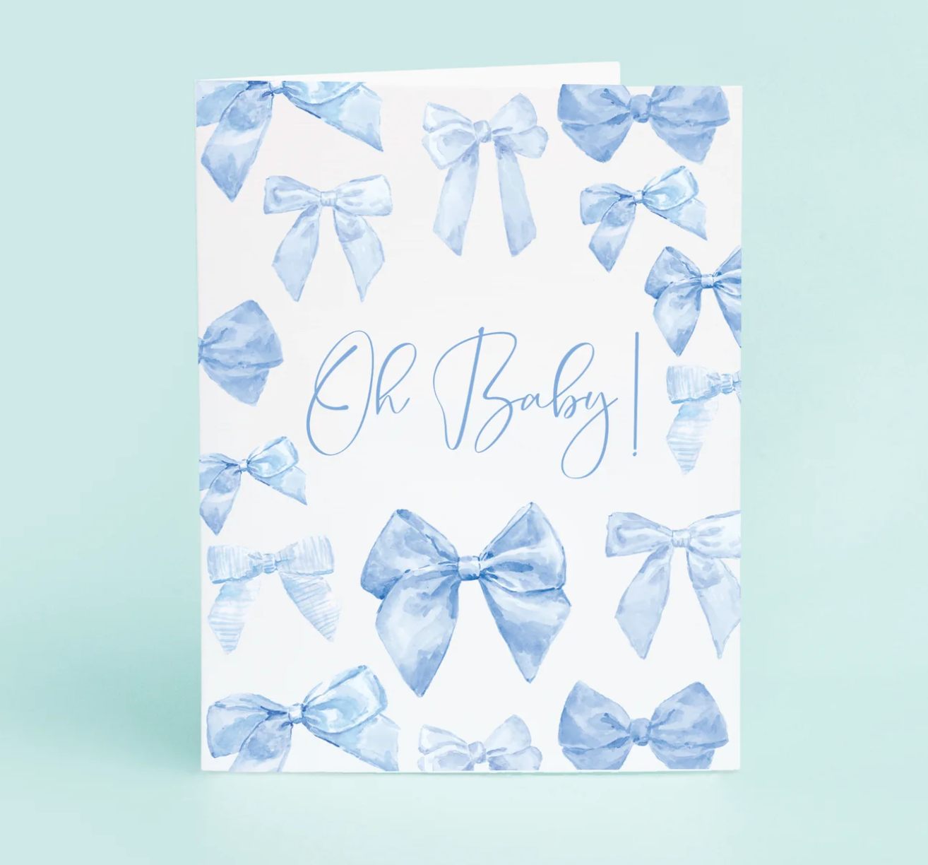 "Oh Baby!" Bows Card