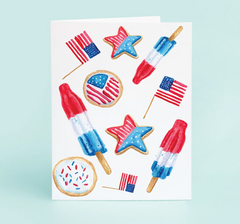 4th of July Treats Card