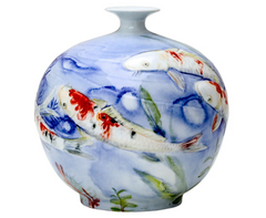 11" Fish Bottle Vase