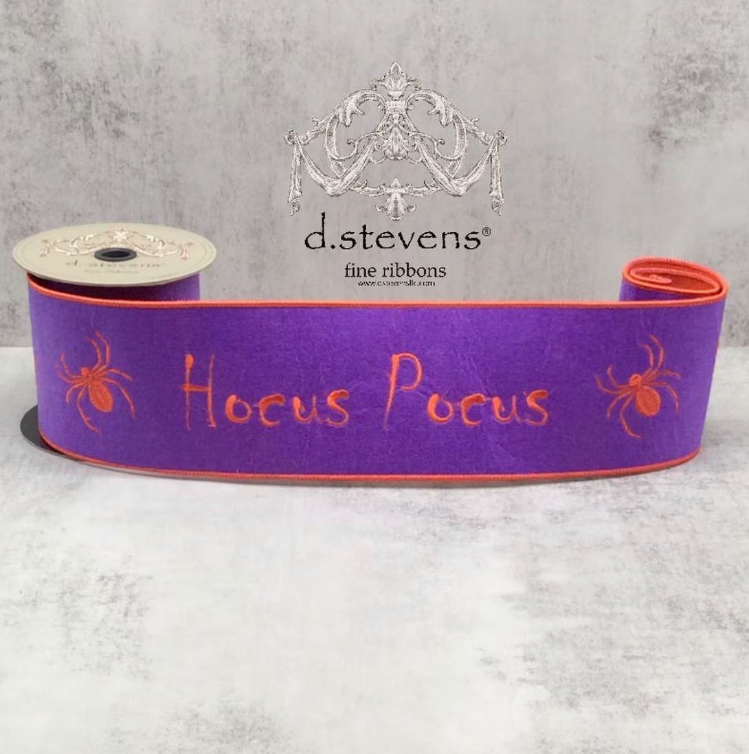 4" "Hocus Pocus" Ribbon