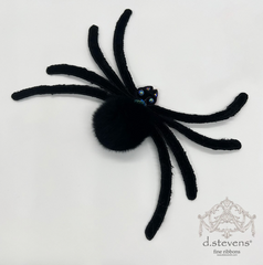7" Felt Black Widow Spider