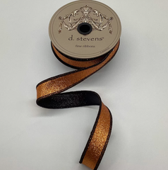 1" Glitter Black Edge Ribbon (Sold Separately)