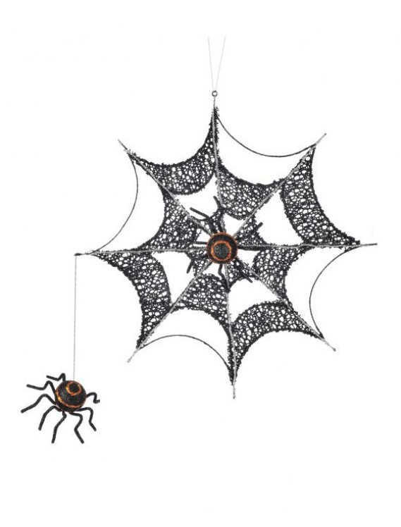 15" Spider Web with Spider