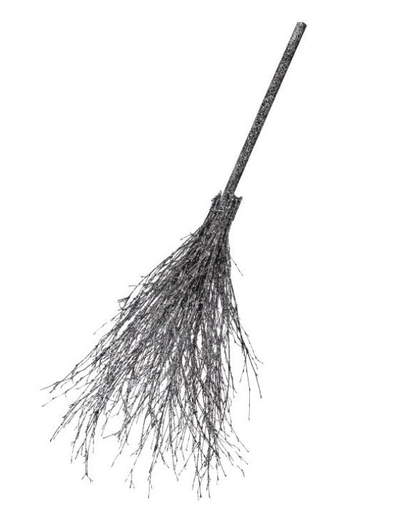 40" Glitter Branch Witch's Broom