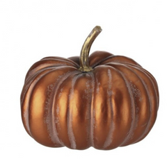 9" Metallic Autumn Latex Pumpkin (Sold Separately)