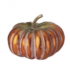 9" Metallic Autumn Latex Pumpkin (Sold Separately)