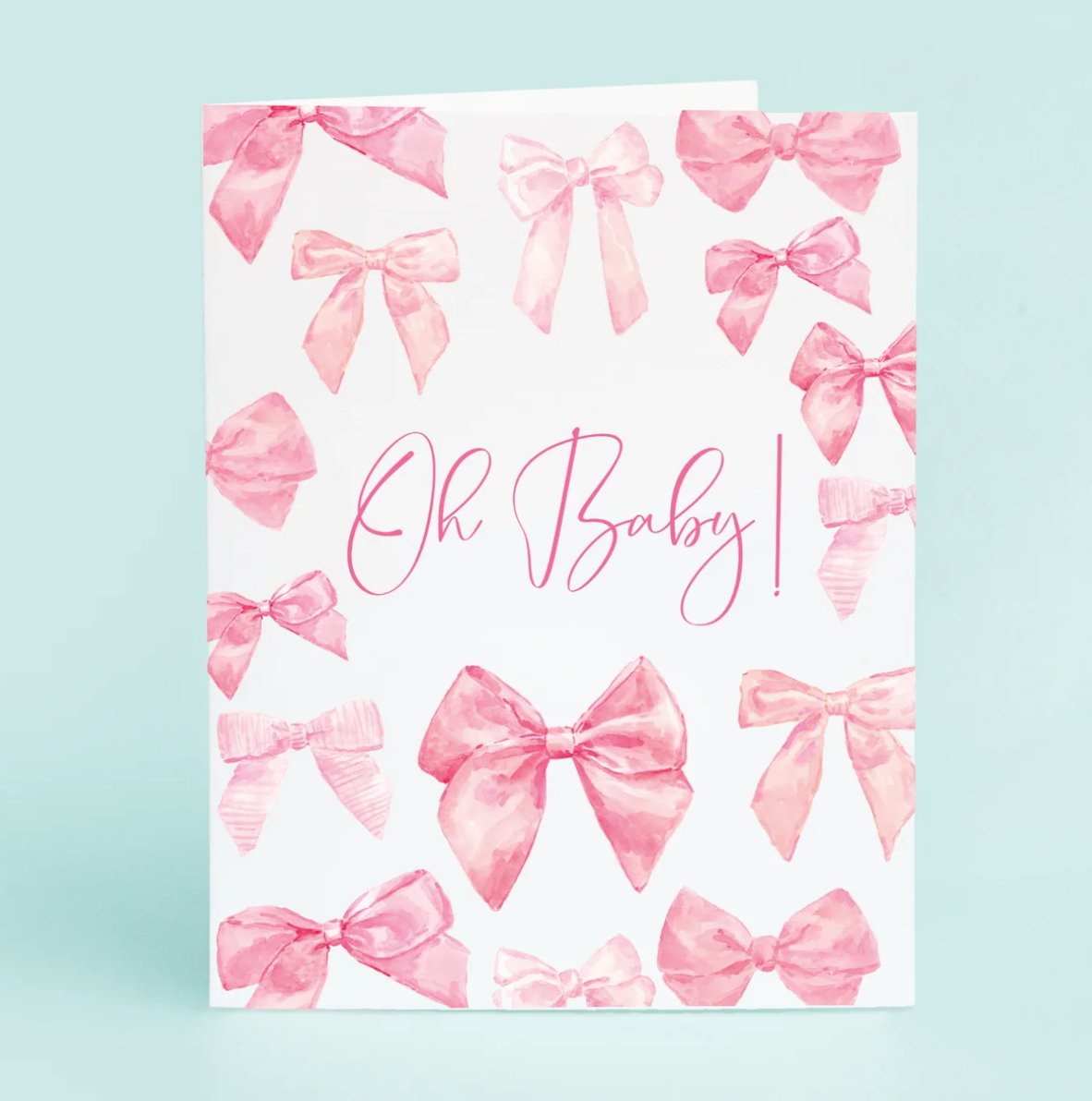 "Oh Baby!" Bows Card