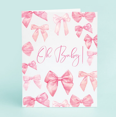 "Oh Baby!" Bows Card