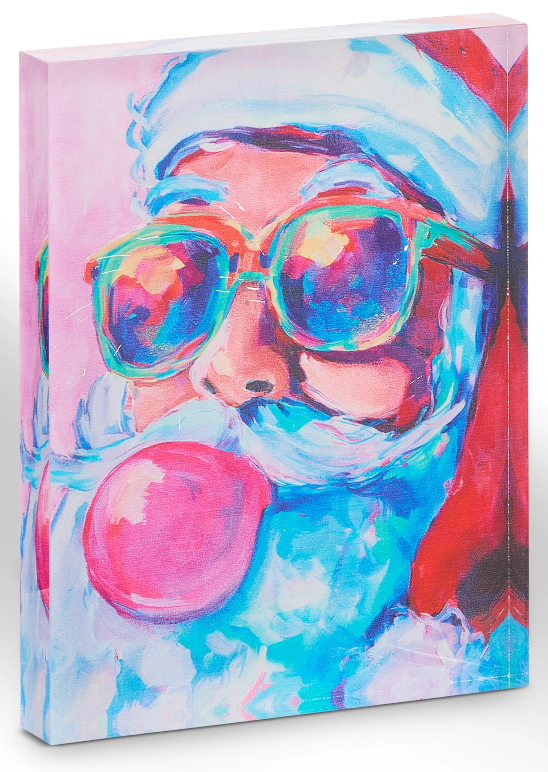 6" Color Pop Santa Ornament (Sold Separately)