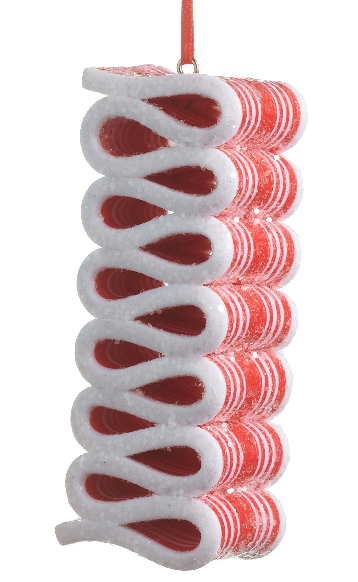 4" Ribbon Candy Ornament (Sold Separately)
