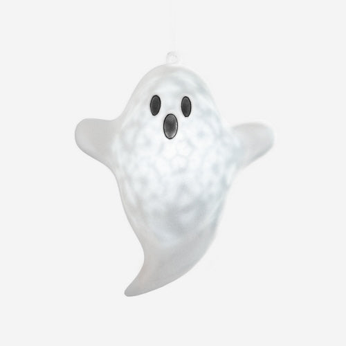 14" Hanging Flocked Ghost