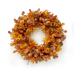 24" Oak Leaf & Eucalyptus Wreath