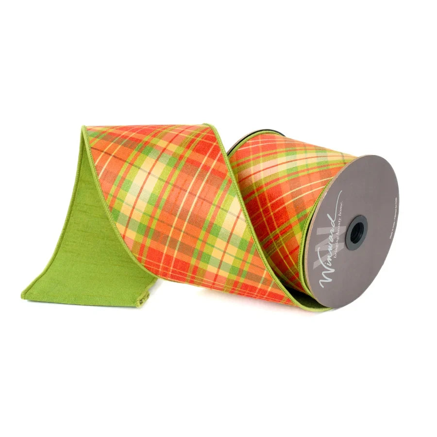 4" Plaid Ribbon