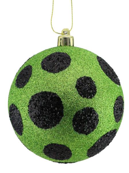 100mm Glitter Polka Dot Ball