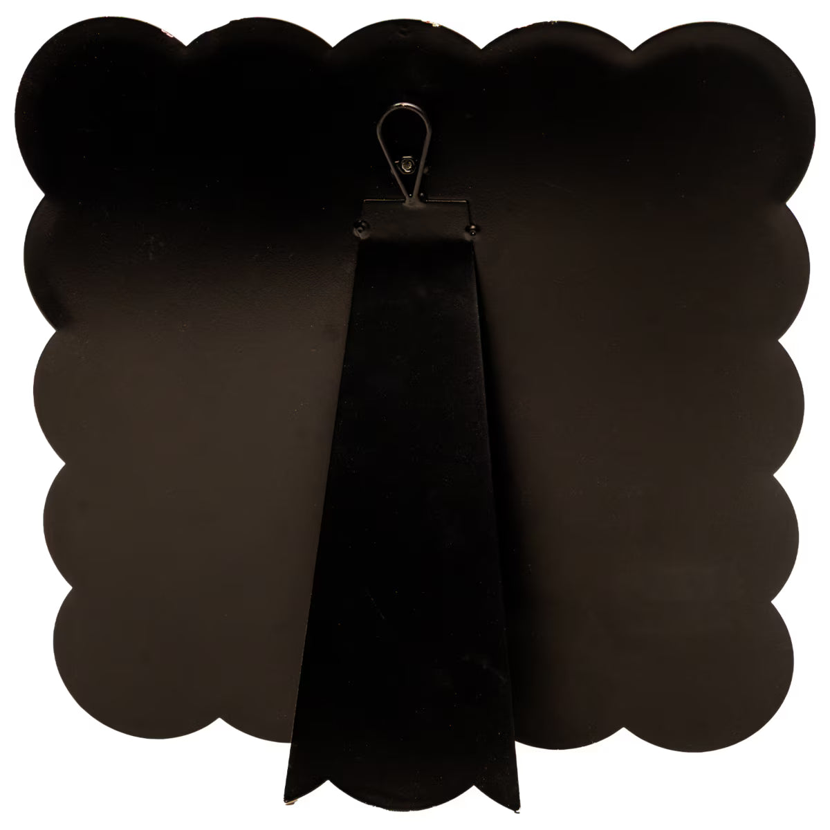 12" Black & Cream Scallop Display Board