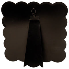 12" Black & Cream Scallop Display Board