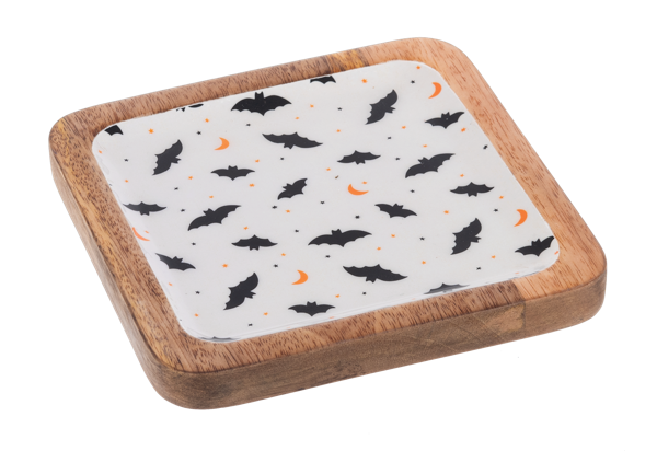 6" Square Halloween Appetizer Plate (Sold Separately)