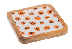 6" Square Halloween Appetizer Plate (Sold Separately)