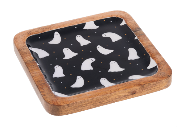 6" Square Halloween Appetizer Plate (Sold Separately)