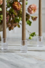 2.25" Fluted Glass Candleholder