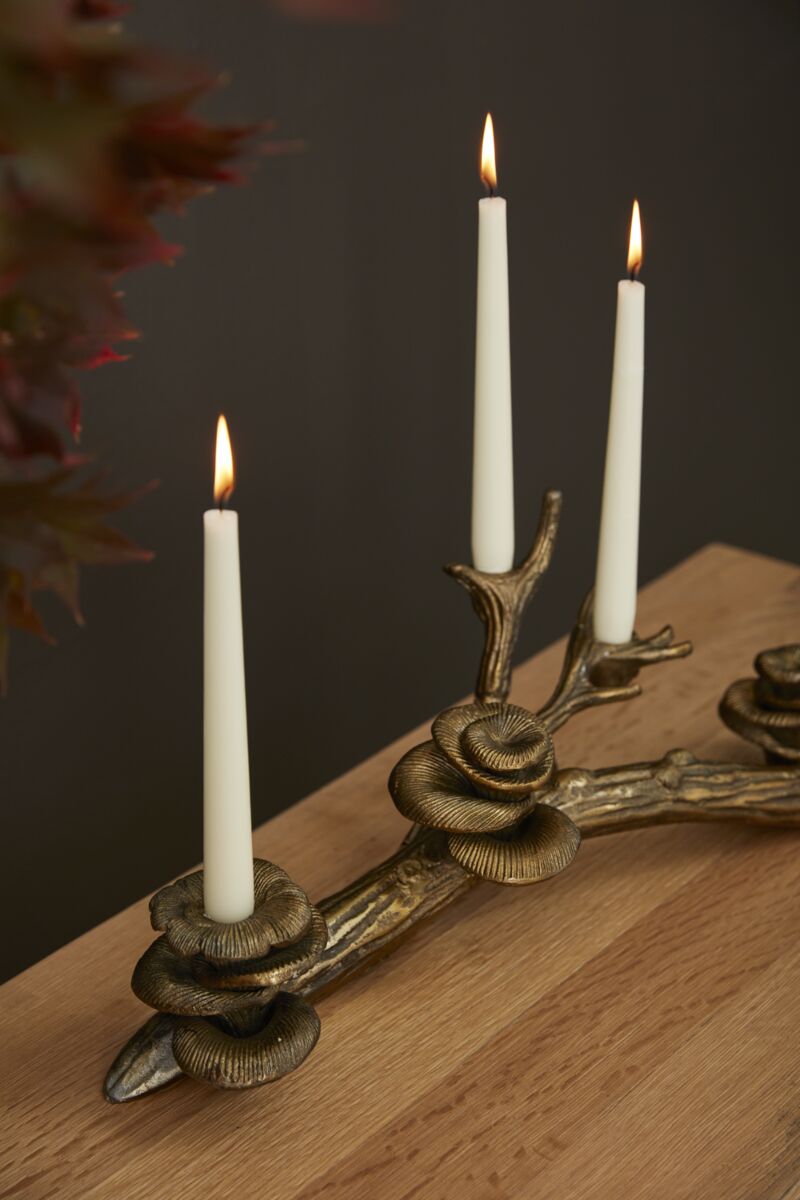 30.5" Oyster Mushroom Candleholder