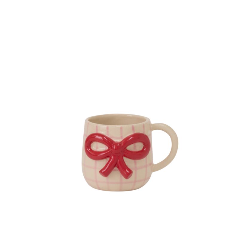3.5" Red Bow Mug